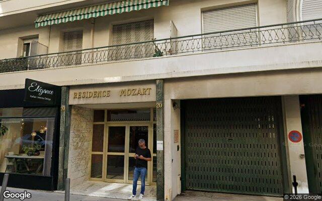 Façade : 20 avenue Auber 6000 Nice, Nice